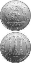 images/productimages/small/San Marino 5 euro 2008 Planeet Aarde.jpg